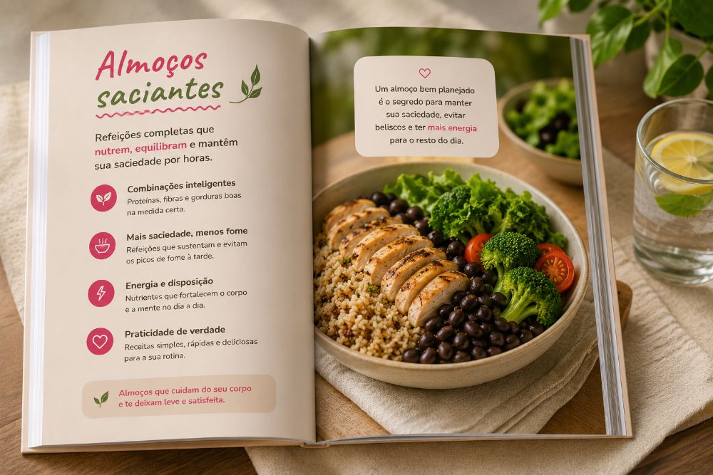Página do guia: almoços saciantes